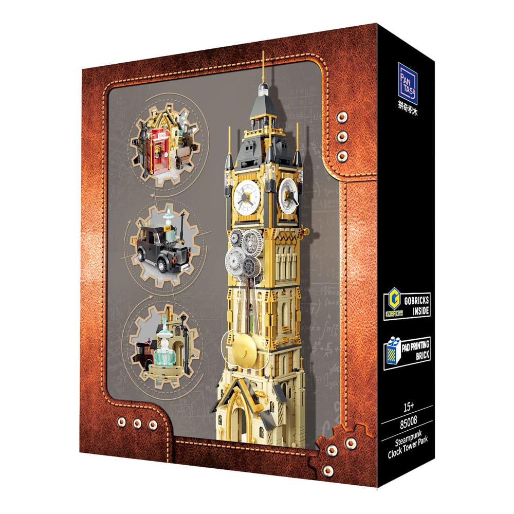 Original-Steampunk Series Bauset Steampunk Clock Tower Park 58 cm