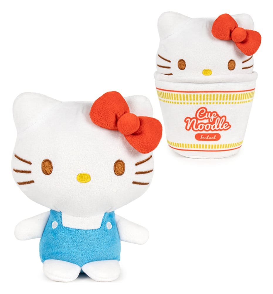 Hello Kitty & Friends Plüschfiguren - Cup Noodles 16 cm Sortiment (24)