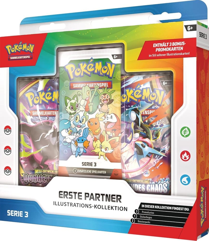 Pokemon TCG Erste Partner Illustrations-Kollektion Serie 3 *Deutsche Version*