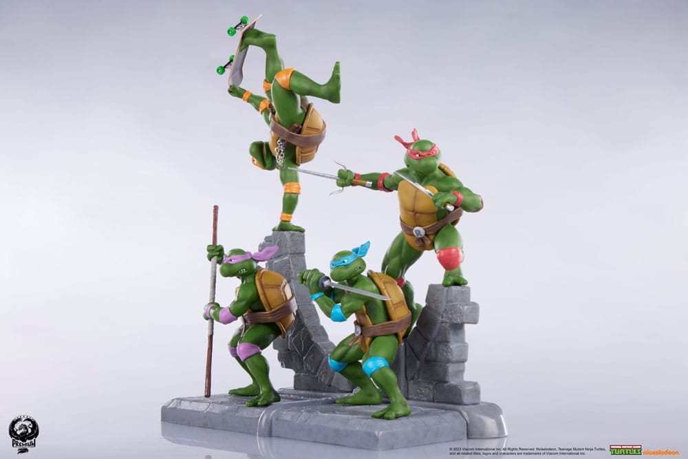 Teenage Mutant Ninja Turtles PVC Statue 4-er Pack 20 cm
