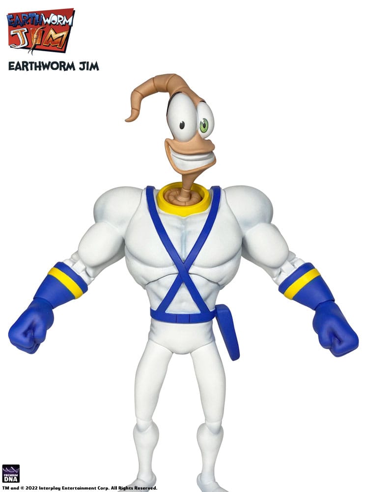 Earthworm Jim Actionfigur Wave 1: Earthworm Jim & Snot 15 cm