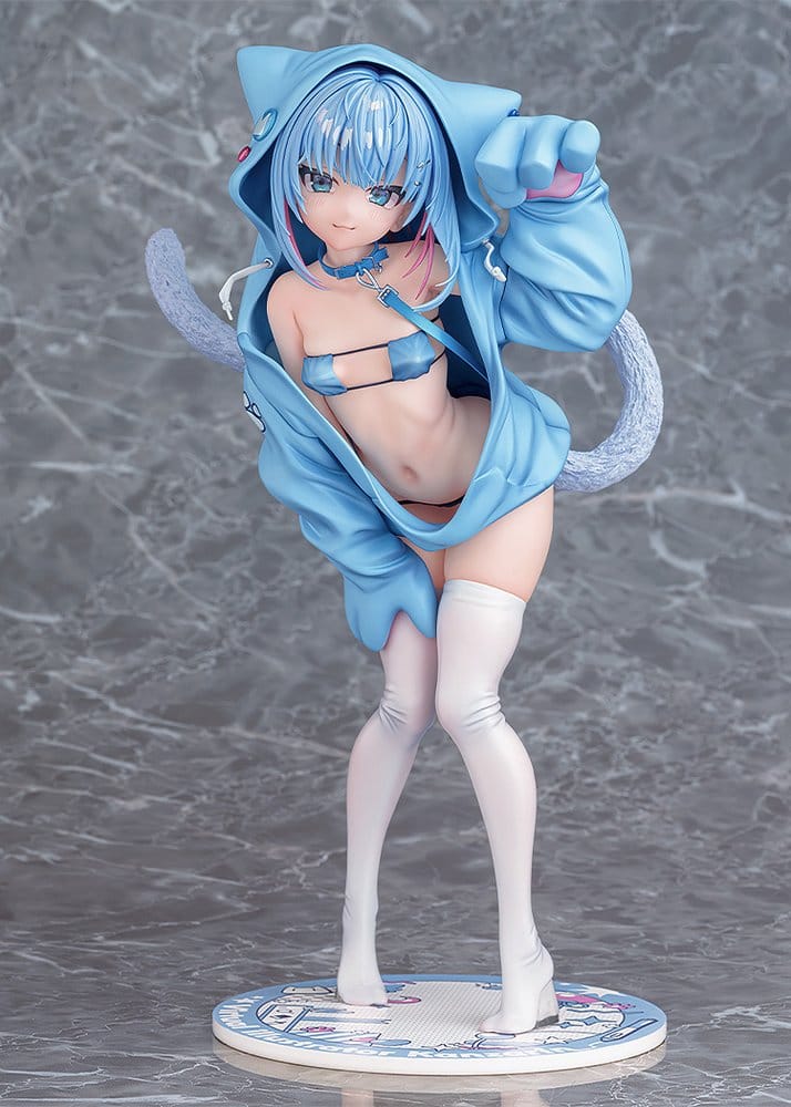 Virtual illustrator Kanzarin PVC Figur 1/6 kanzarin-chan: Cat-Eared Hoodie Ver. 26 cm