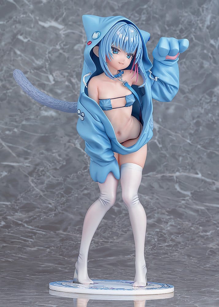 Virtual illustrator Kanzarin PVC Figur 1/6 kanzarin-chan: Cat-Eared Hoodie Ver. 26 cm