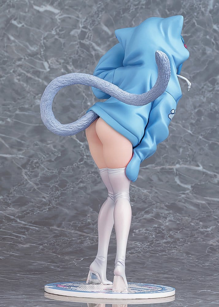 Virtual illustrator Kanzarin PVC Figur 1/6 kanzarin-chan: Cat-Eared Hoodie Ver. 26 cm