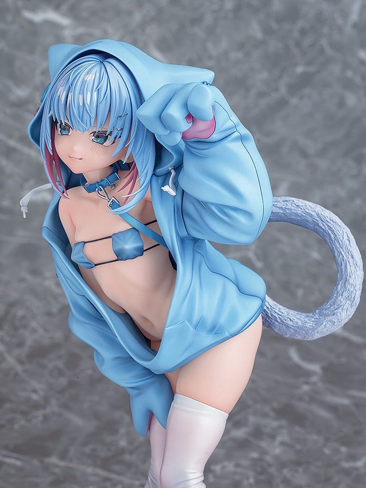 Virtual illustrator Kanzarin PVC Figur 1/6 kanzarin-chan: Cat-Eared Hoodie Ver. 26 cm