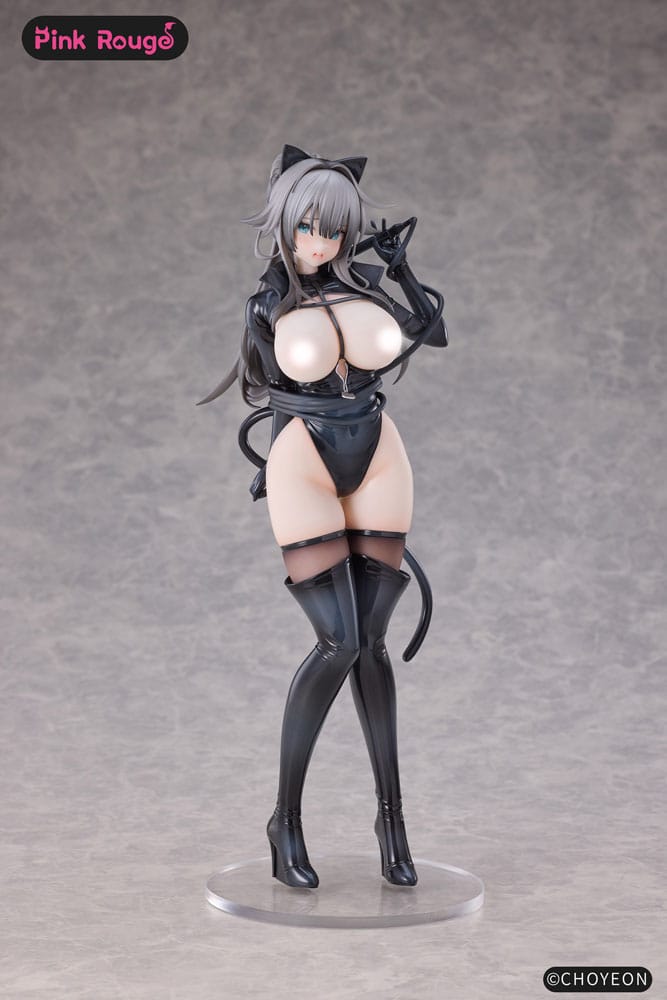 Original Character PVC Statue 1/6 Cat Woman Happy-chan DX Ver. Another Color 27 cm