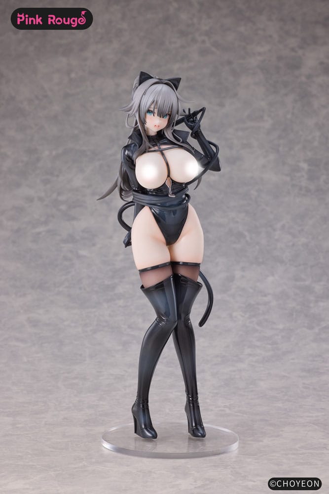 Original Character PVC Statuen 2er-Set 1/6 Cat Woman Happy-chan DX Ver. 27 cm