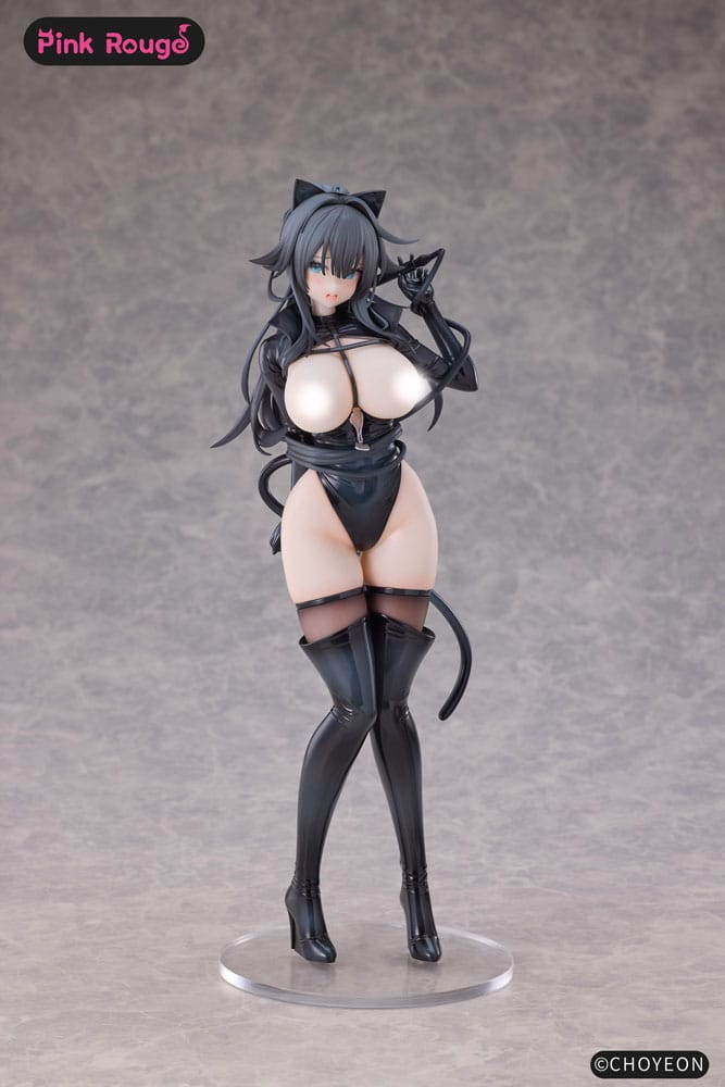 Original Character PVC Statuen 2er-Set 1/6 Cat Woman Happy-chan DX Ver. 27 cm