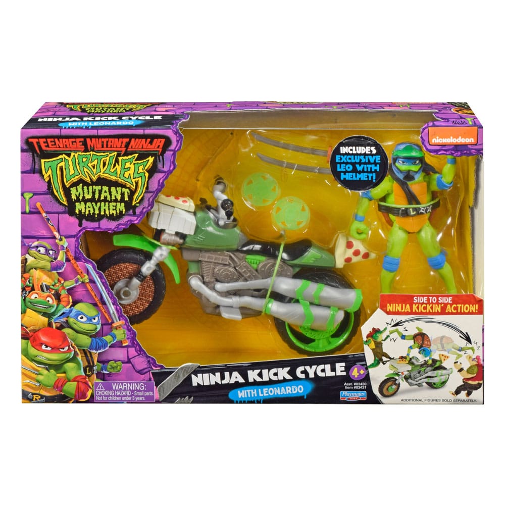Teenage Mutant Ninja Turtles: Mutant Mayhem Fahrzeuge mit Figuren 30 cm Sortiment (4)