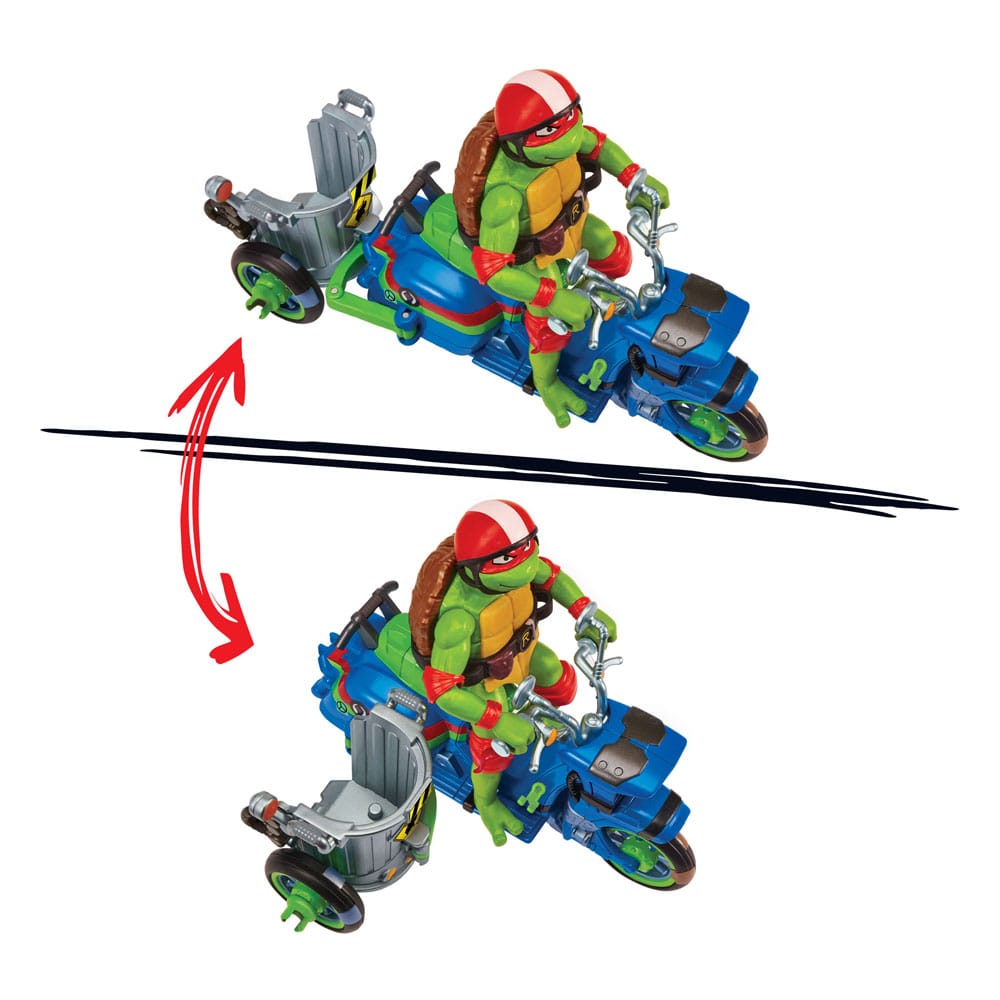 Teenage Mutant Ninja Turtles: Mutant Mayhem Fahrzeuge mit Figuren 30 cm Sortiment (4)