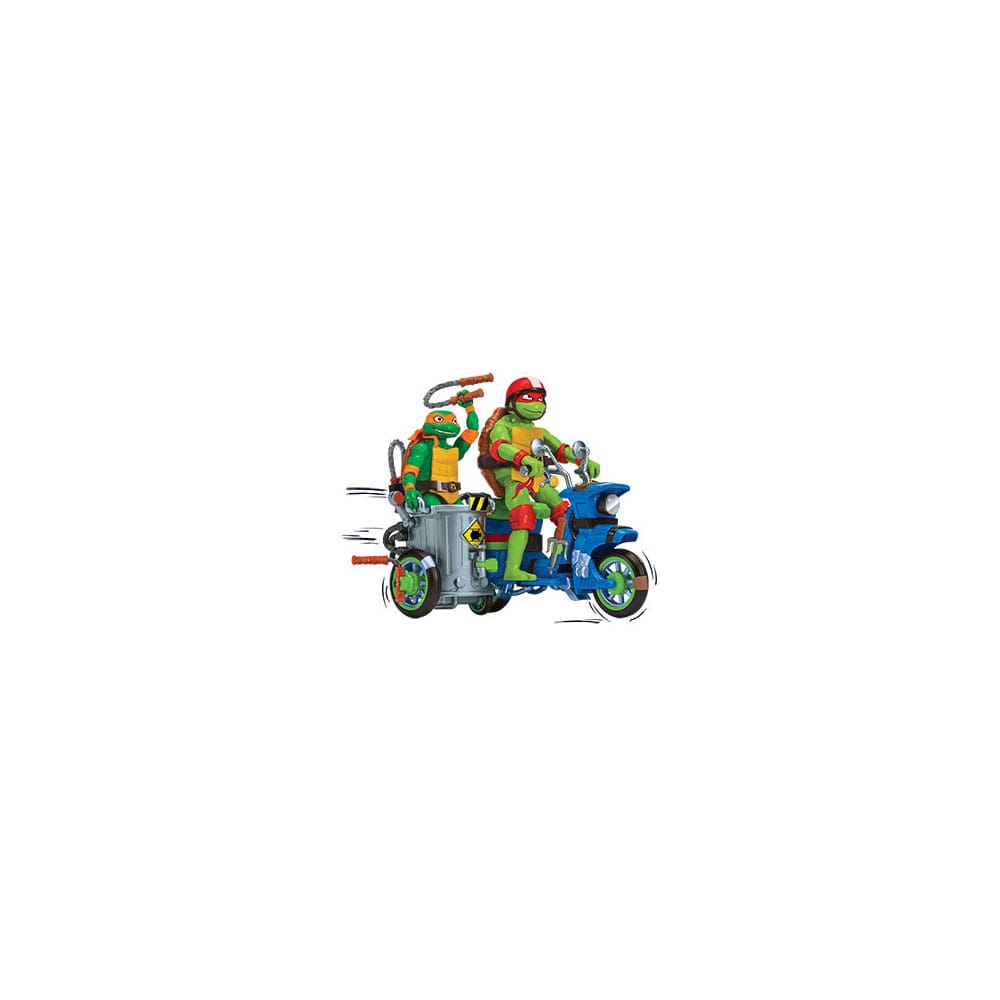 Teenage Mutant Ninja Turtles: Mutant Mayhem Fahrzeuge mit Figuren 30 cm Sortiment (4)