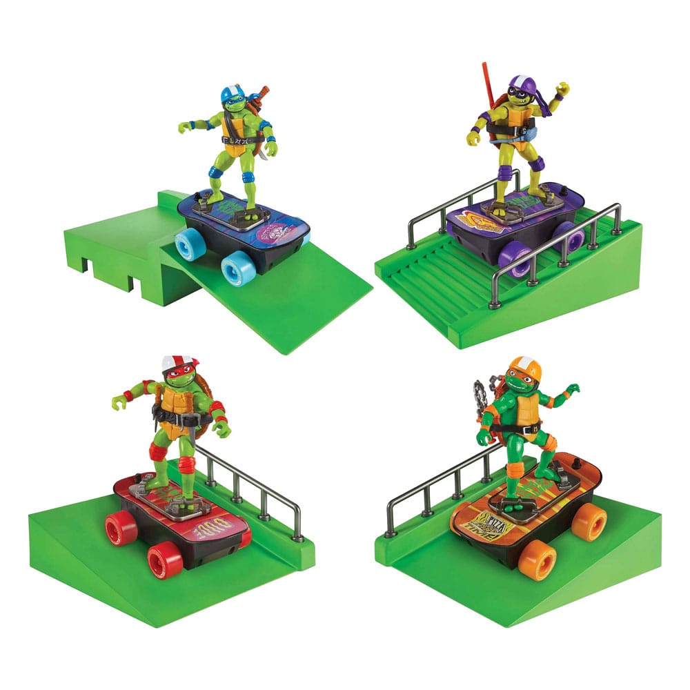 Teenage Mutant Ninja Turtles: Mutant Mayhem Build N' Shred Skatepark Sortiment (8)