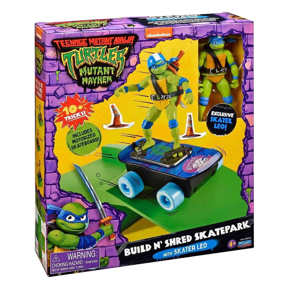 Teenage Mutant Ninja Turtles: Mutant Mayhem Build N' Shred Skatepark Sortiment (8)