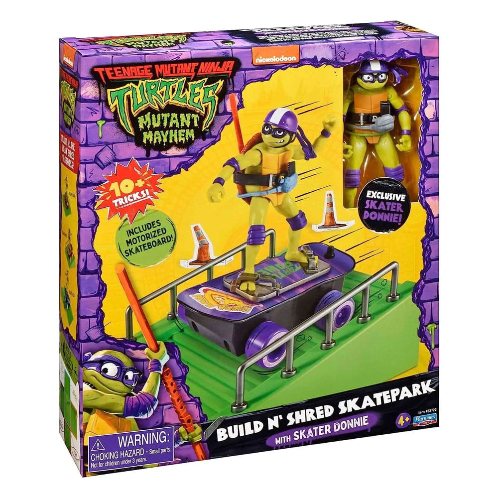 Teenage Mutant Ninja Turtles: Mutant Mayhem Build N' Shred Skatepark Sortiment (8)