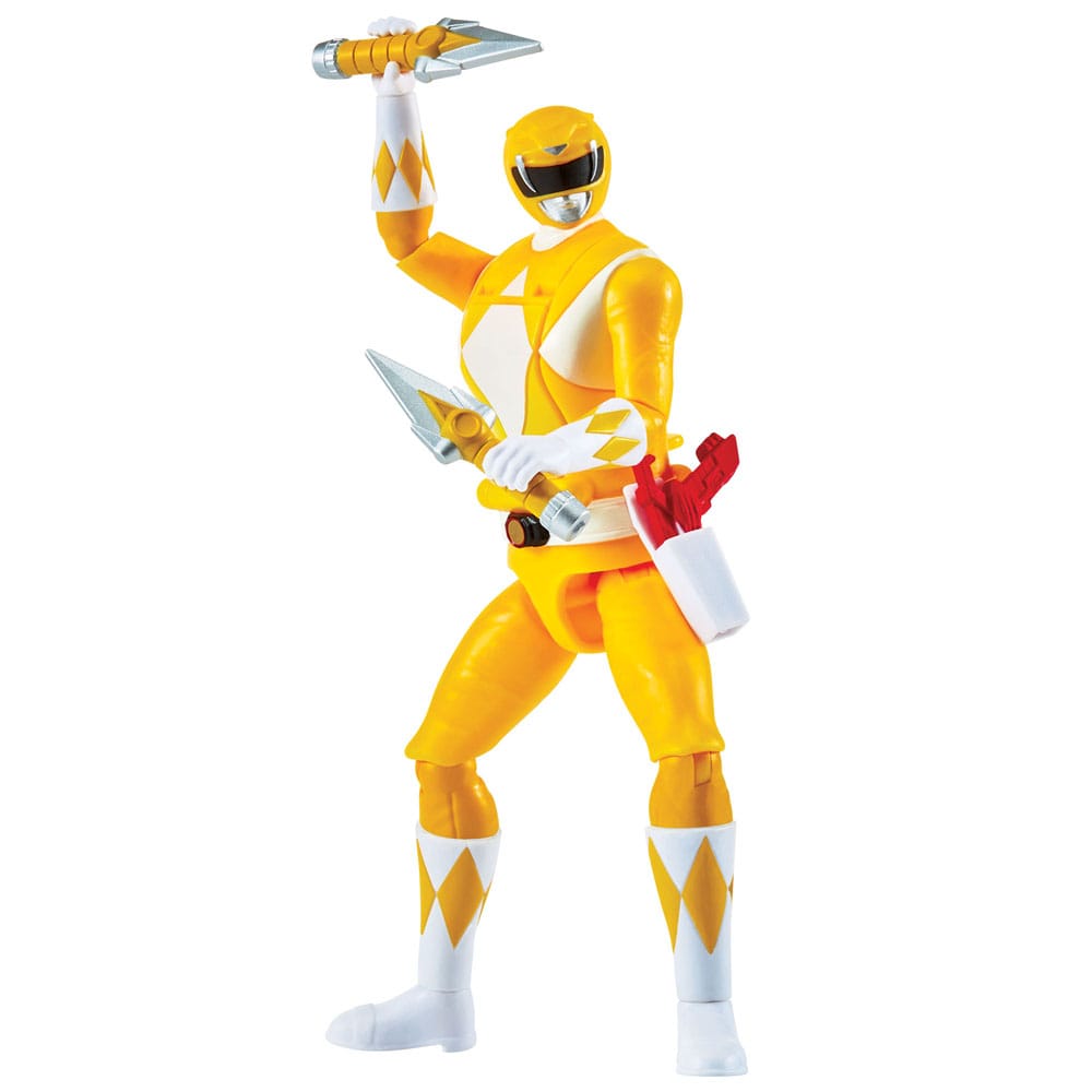 Power Rangers Actionfigur Auto-Morphin Yellow Ranger 12 cm