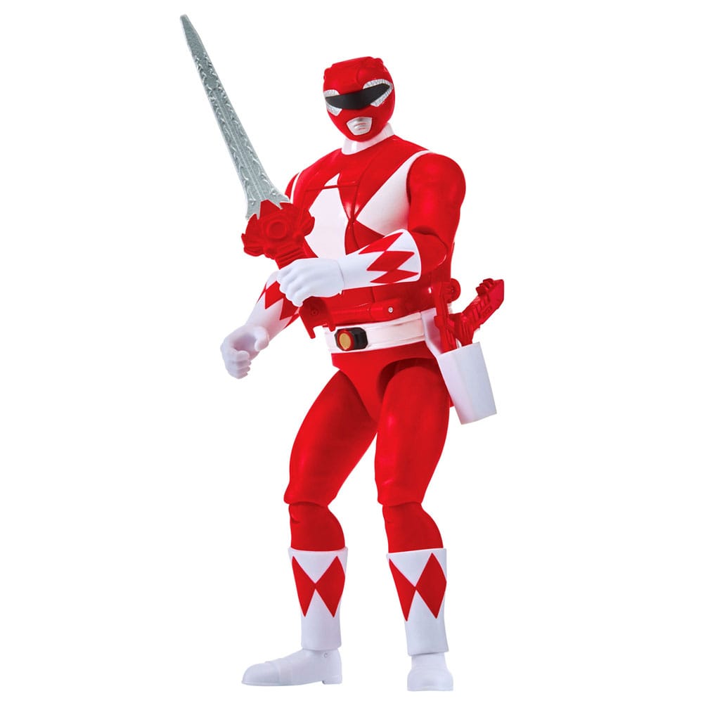 Power Rangers Actionfigur Auto-Morphin Red Ranger 12 cm