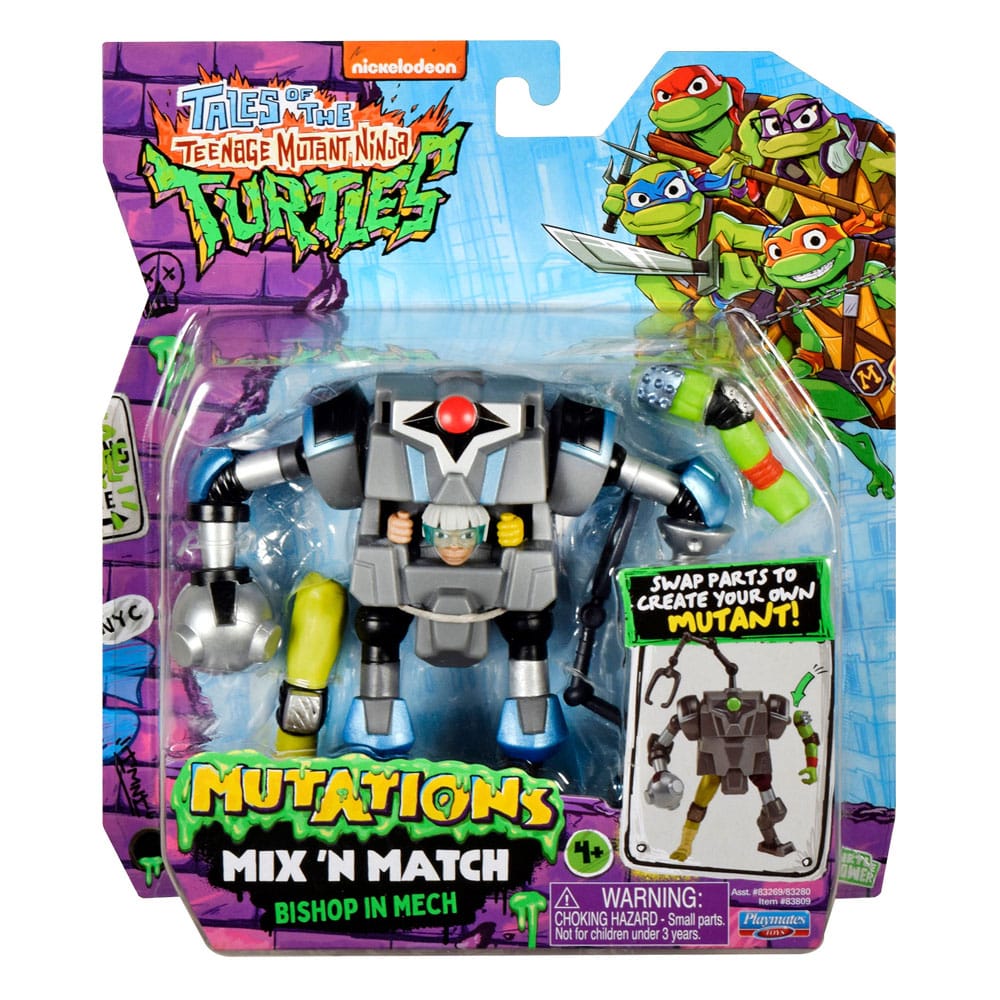 Die Abenteuer der Teenage Mutant Ninja Turtles Mix 'n Match Actionfigur Mech Suit 12 cm