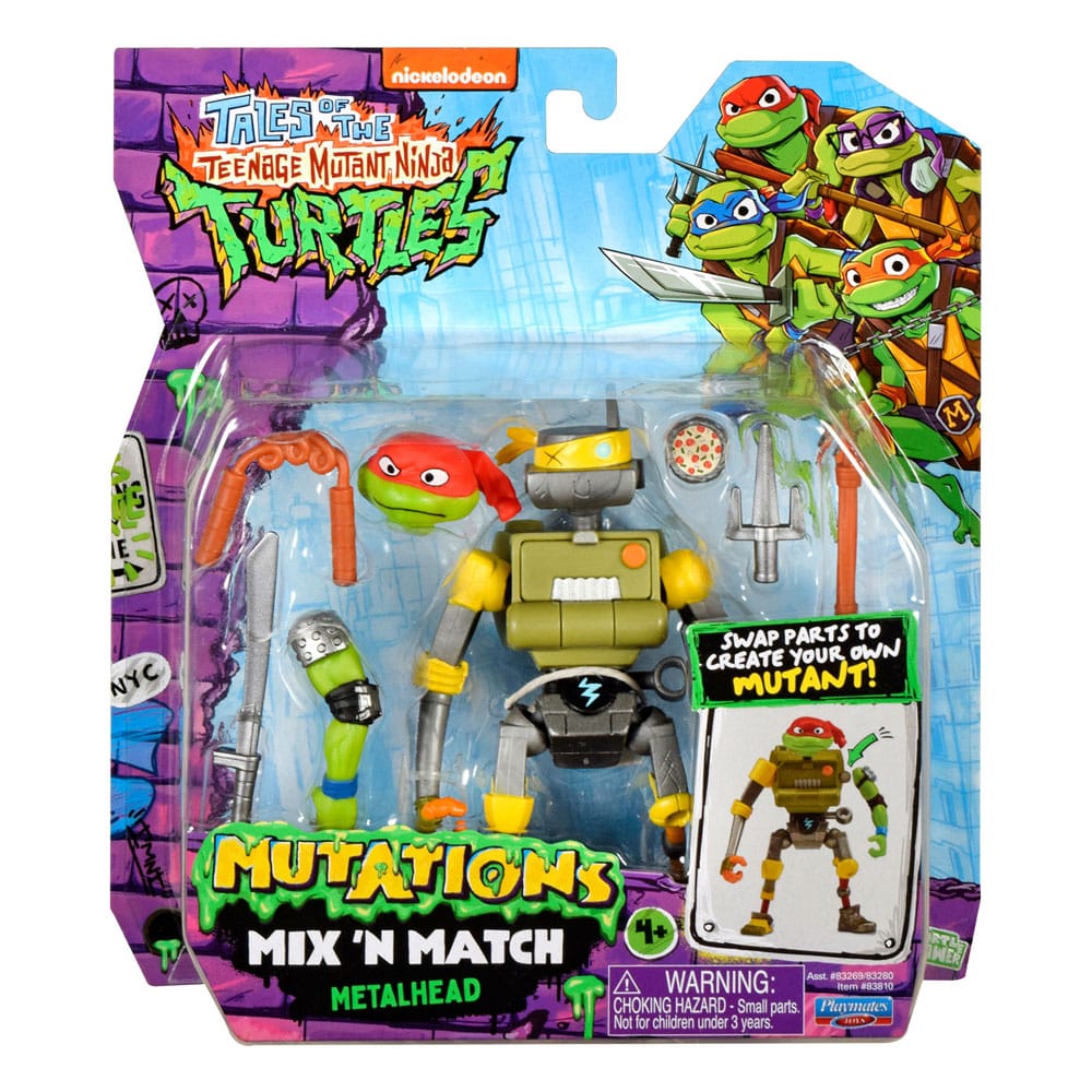 Die Abenteuer der Teenage Mutant Ninja Turtles Mix 'n Match Actionfigur Metalhead 12 cm