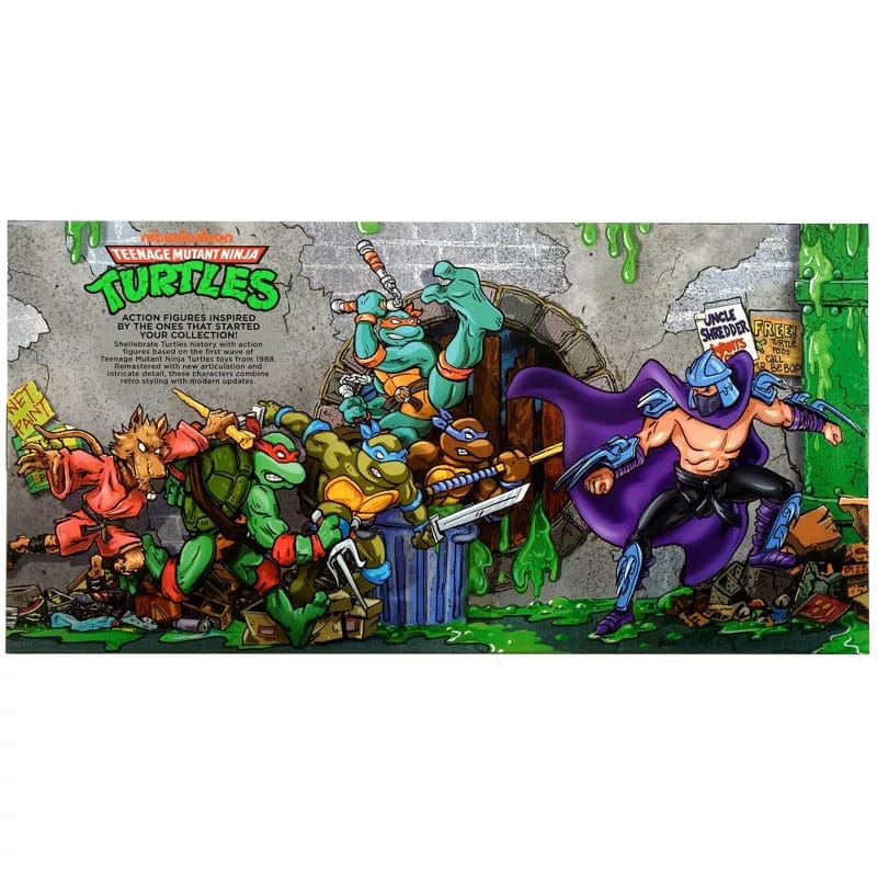 Teenage Mutant Ninja Turtles 6er-Pack Actionfiguren 1988 Remastered heo EU Exclusive