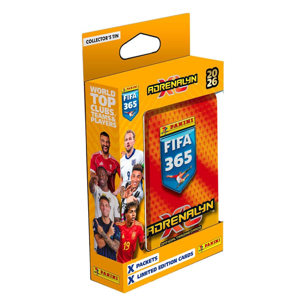 FIFA 365 Adrenalyn XL 2026 Trading Cards Pocket Tin Box (5)
