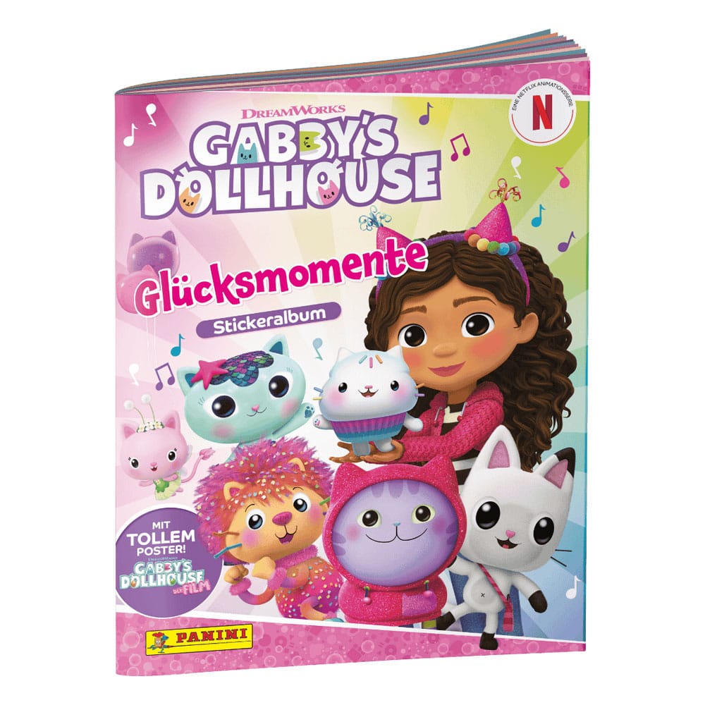 Gabby's Dollhouse Glücksmomente Sticker Collection Album *Deutsche Version*