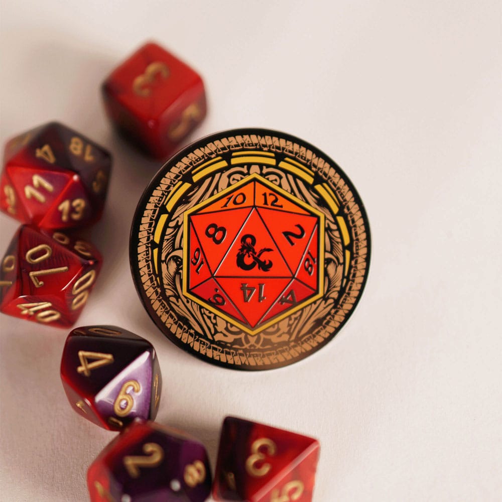 Dungeons & Dragons Ansteck-Pins Blind Box Mystery D20 Pins Sortiment (10)