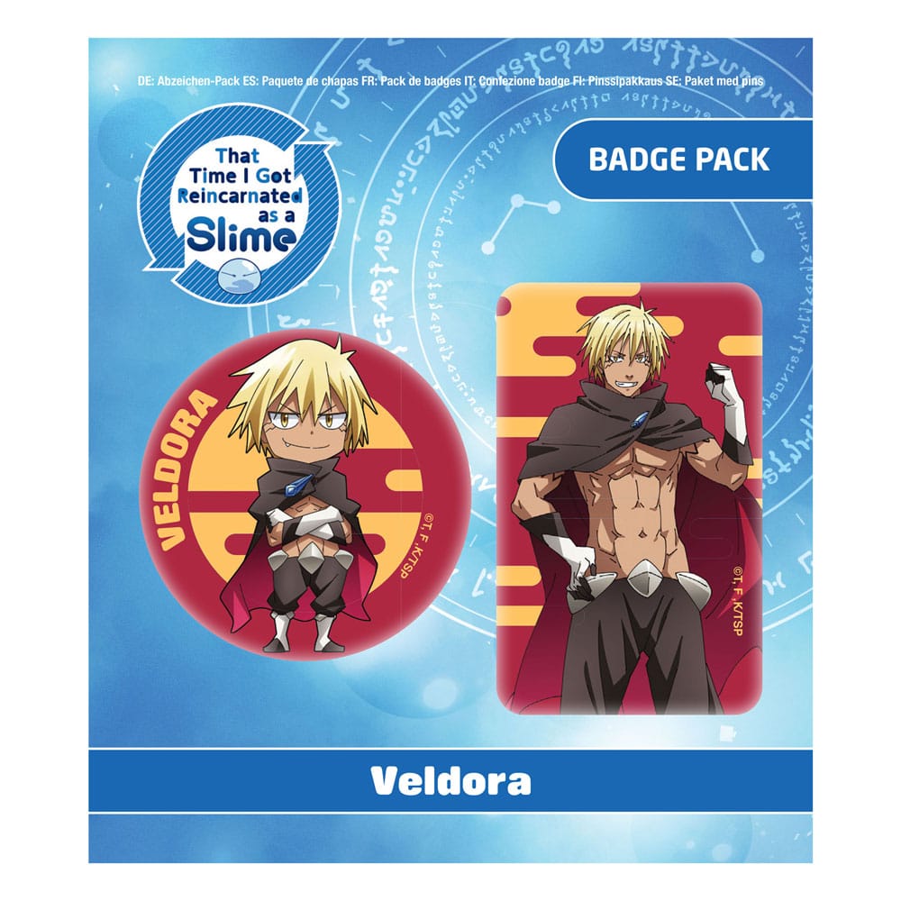 That Time I Got Reincarnated as a Slime Ansteck-Buttons Doppelpack Veldora Human Form