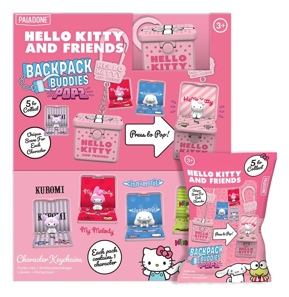 Sanrio Friends Popz Backpack Buddies Blind Box Sortiment Hello Kitty (24)