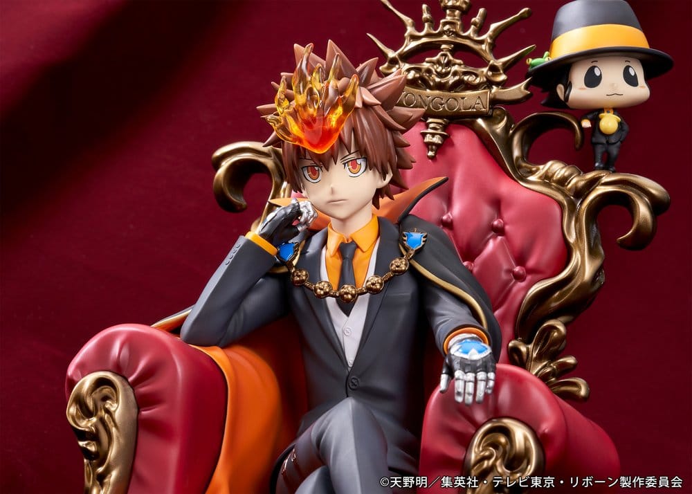 Katekyo Hitman Reborn PVC Figur Tsunayoshi Sawada & Reborn 21 cm