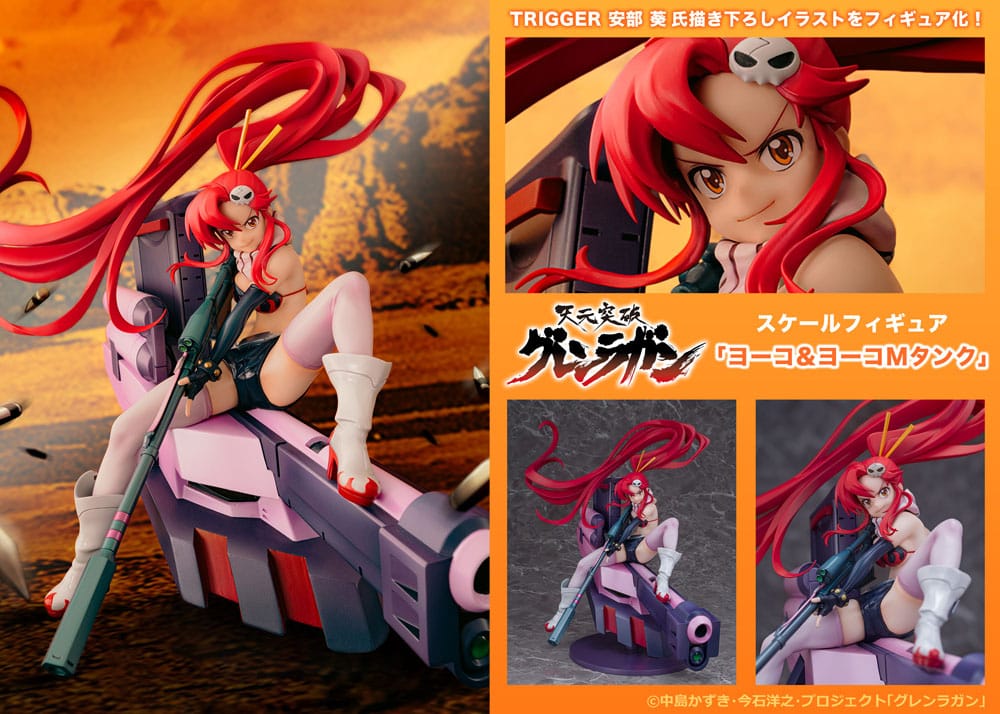Tengen Toppa Gurren Lagann PVC Statue Yoko & Yoko M Ttank 25 cm
