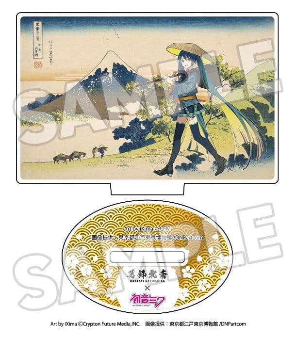 Katsushika Hokusai x Hatsune Miku Acryl Figuren 5 cm Blind Box Sortiment (8)