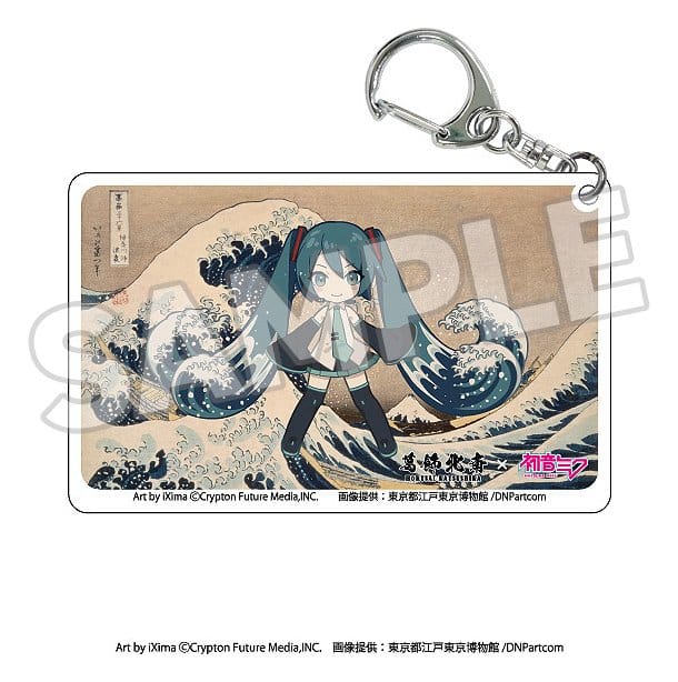 Katsushika Hokusai x Hatsune Miku Acryl Schlüsselanhänger Blind Box Sortiment (8)