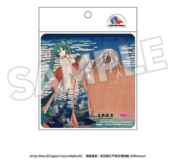 Katsushika Hokusai x Hatsune Miku Auto Magnet Thirty-six Views of Mount Fuji Fine Wind, Clear Morning