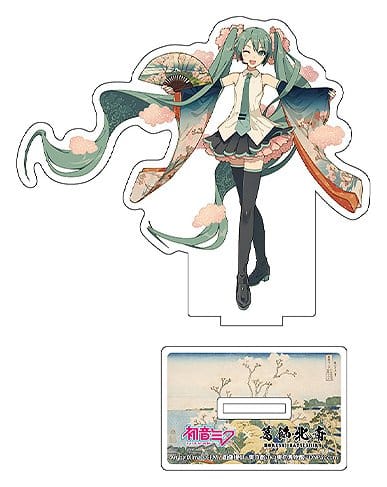 Hatsune Miku x Katsushika Hokusai iXima Die-Cut Acrylaufsteller The Great Wave off Kanagawa 10 cm (5)
