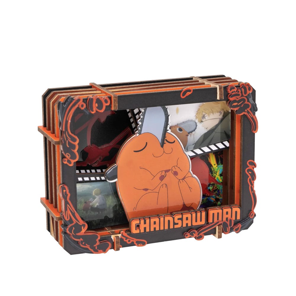 Chainsaw Man Modellbausatz Wooden Gallery (S) Pochita