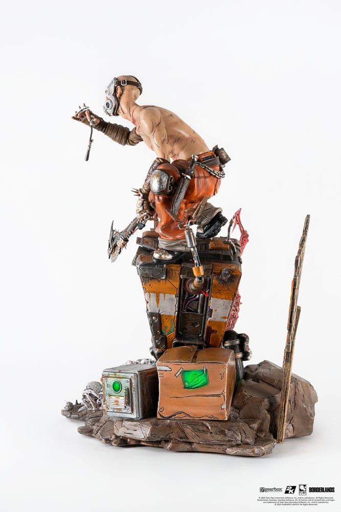 Borderlands 3 Statue 1/6 Psycho & Claptrap Diorama 40 cm