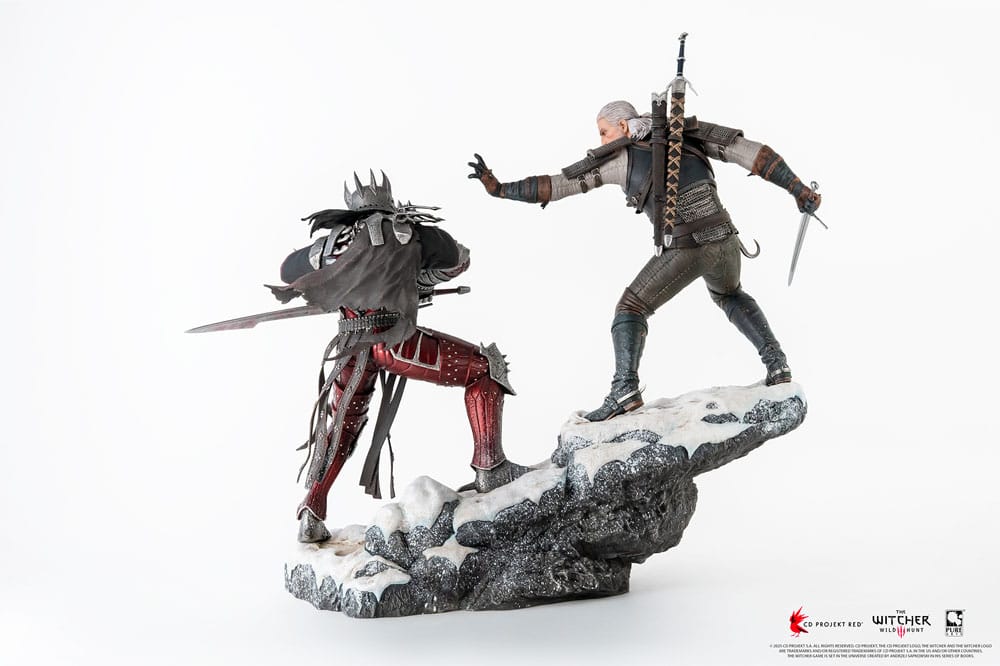 The Witcher 3: Wild Hunt Statue 1/6 Diorama Geralt vs Eredin 50 cm