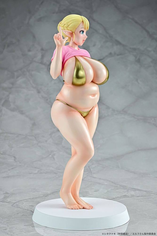 Plus-Sized Elf PVC Statue 1/7 Elfuda Gold Ver. 26 cm