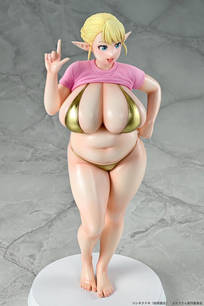 Plus-Sized Elf PVC Statue 1/7 Elfuda Gold Ver. 26 cm