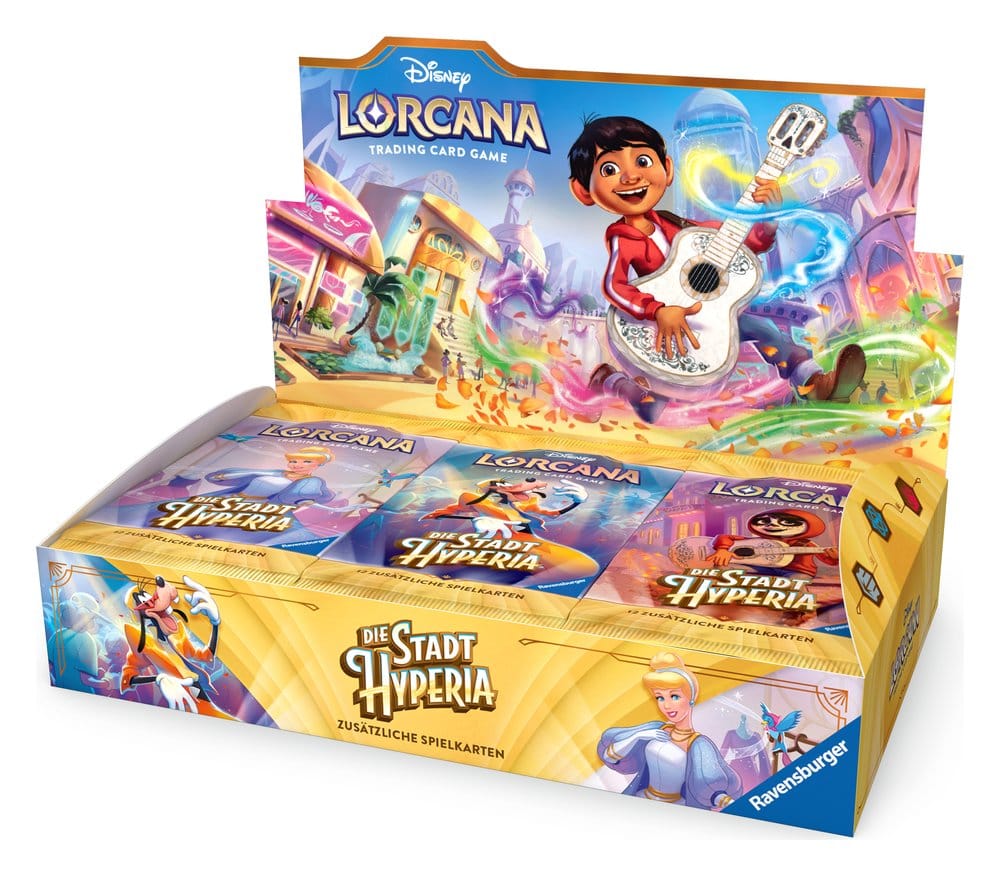 Disney Lorcana TCG Die Stadt Hyperia Booster Display (24) *Deutsche Version*
