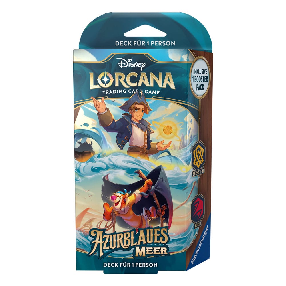 Disney Lorcana TCG Azurblaues Meer Starter Decks Display (8) *Deutsche Edition*