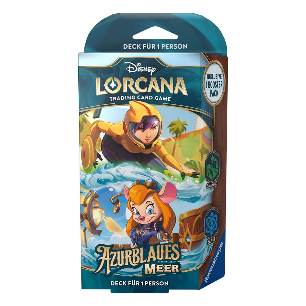 Disney Lorcana TCG Azurblaues Meer Starter Decks Display (8) *Deutsche Edition*