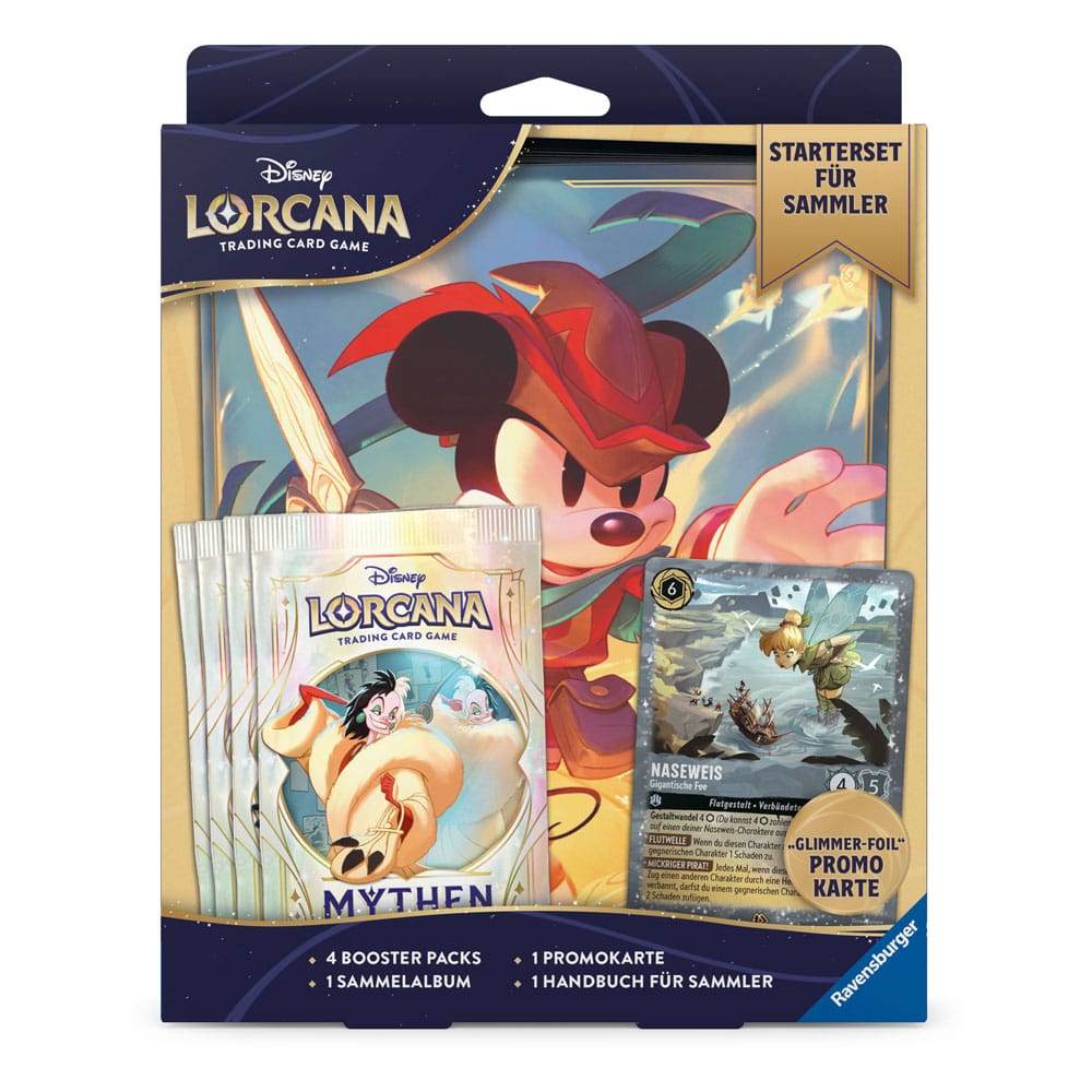Disney Lorcana TCG Mythen Starterset für Sammler *Deutsche Edition*