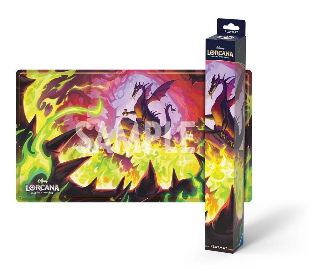 Disney Lorcana TCG Spielmatte Drachenfeuer