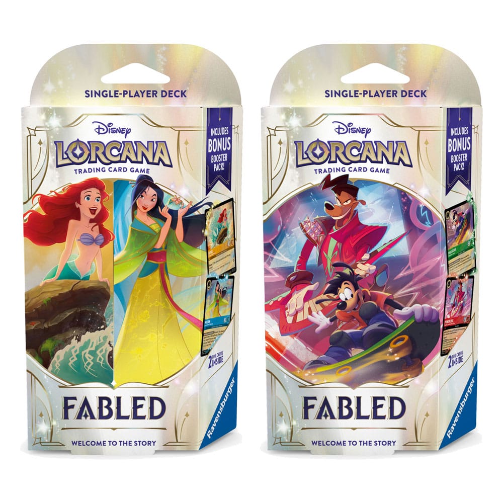 Disney Lorcana TCG Fabled Starter Decks Display (8) *Englische Edition*