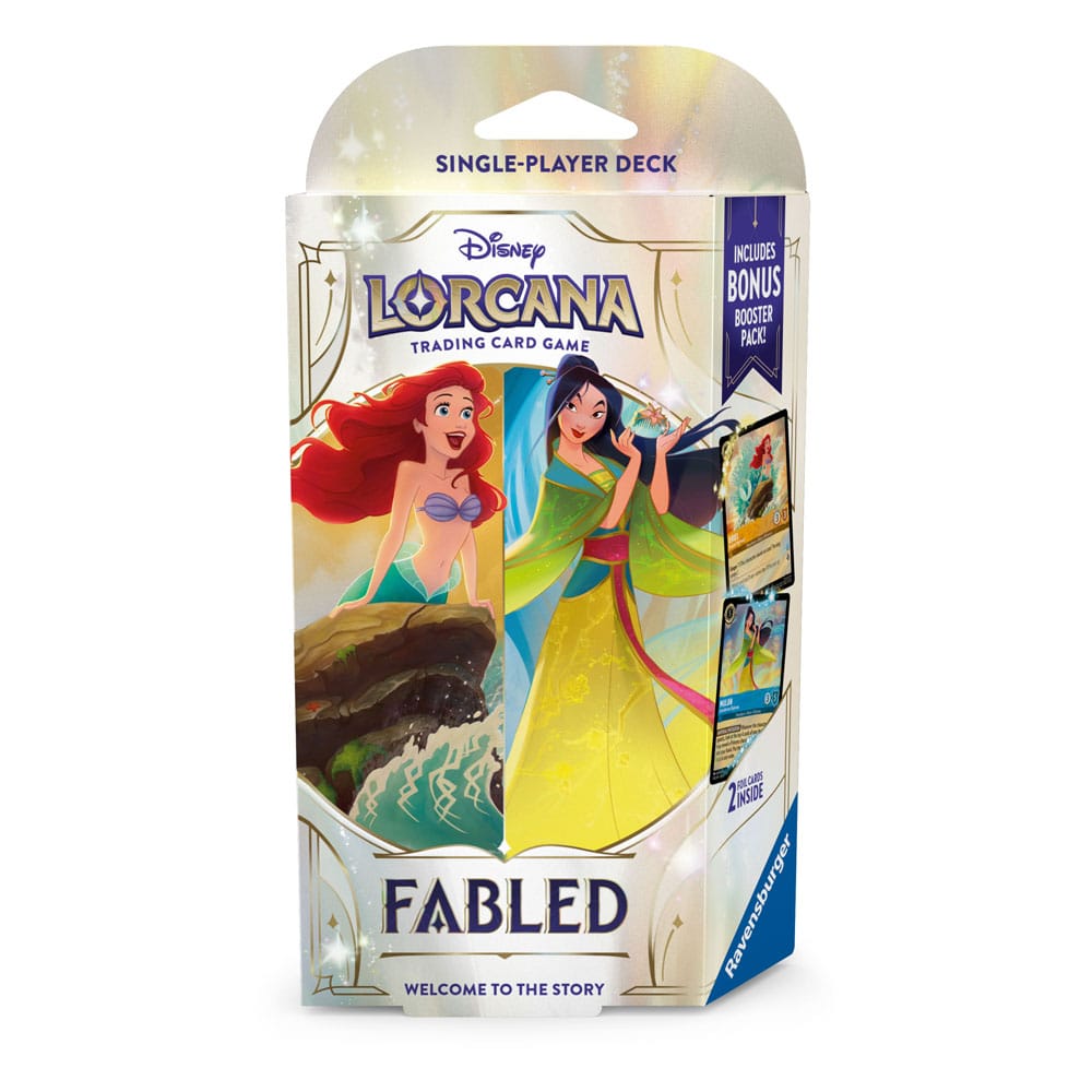 Disney Lorcana TCG Fabled Starter Decks Display (8) *Englische Edition*