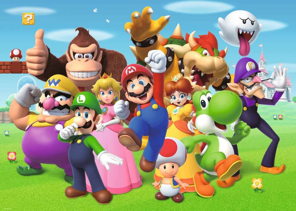 Nintendo Challenge Puzzle Super Mario (1000 Teile)