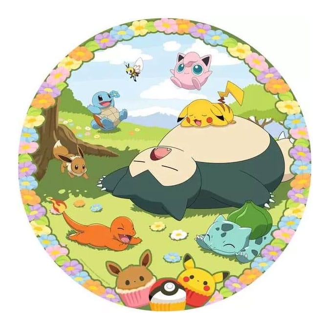 Pokémon Rund-Puzzle Blumige Pokémon (500 Teile)