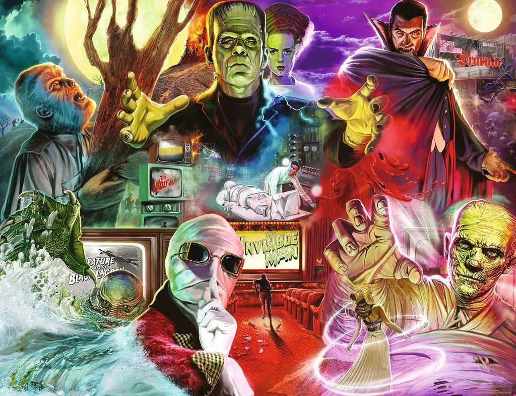 Universal Monsters Puzzle (2000 Teile)