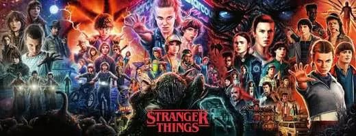 Stranger Things Puzzle Wir sehen uns auf der anderen Seite (Panorama) (1000 Teile)
